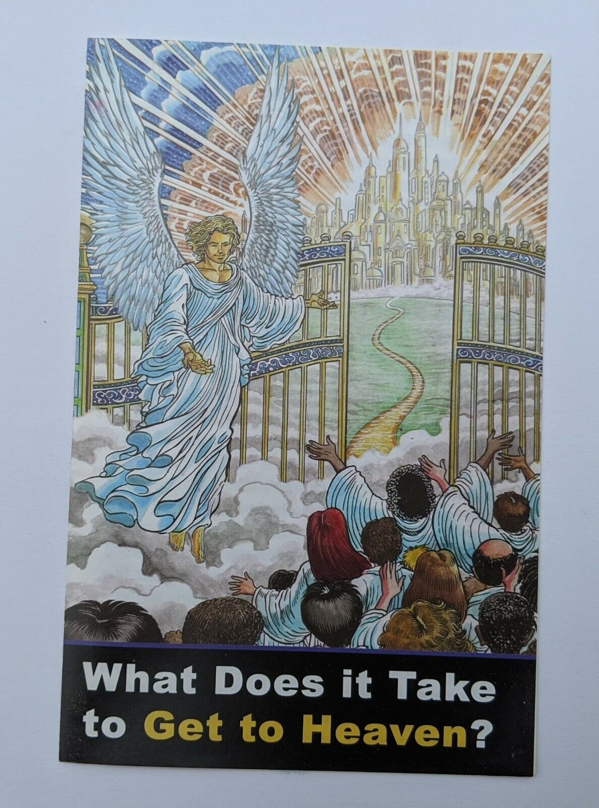 100 Heaven Angel Gospel Tracts! At Cost! Free Shipping! Share Your Faith In God