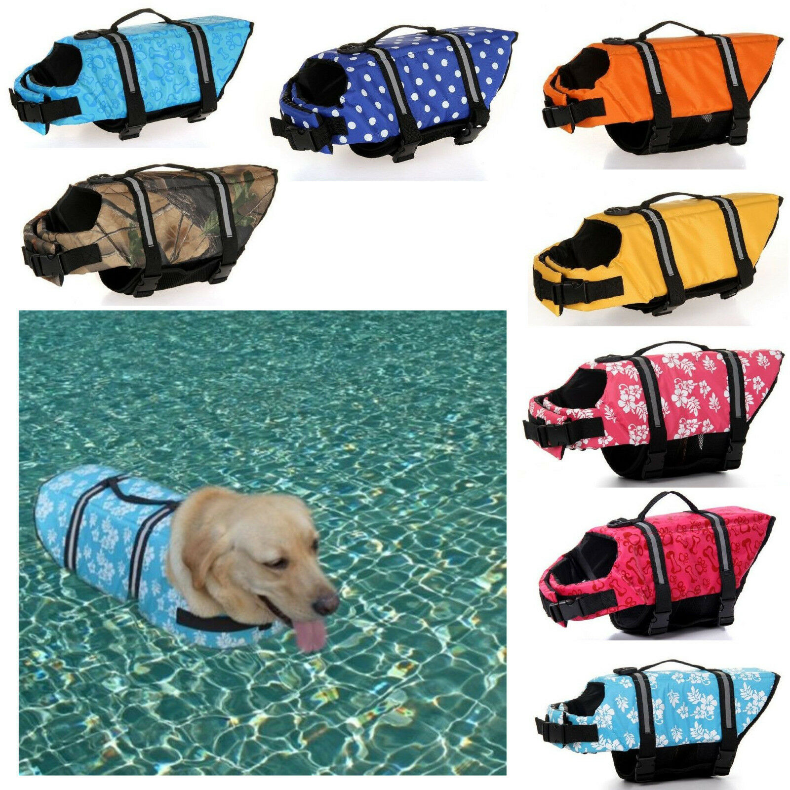 Pet Jackets Life Soft Preserver Summer Outdoor Swimming Dog Vest Safety Floating